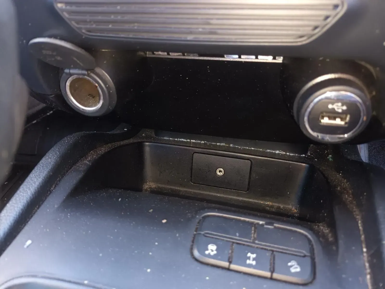 Close-up of a Car's Dashboard Showing a 12v Outlet — South West 4WD Wreckers In Brisbane, QLD