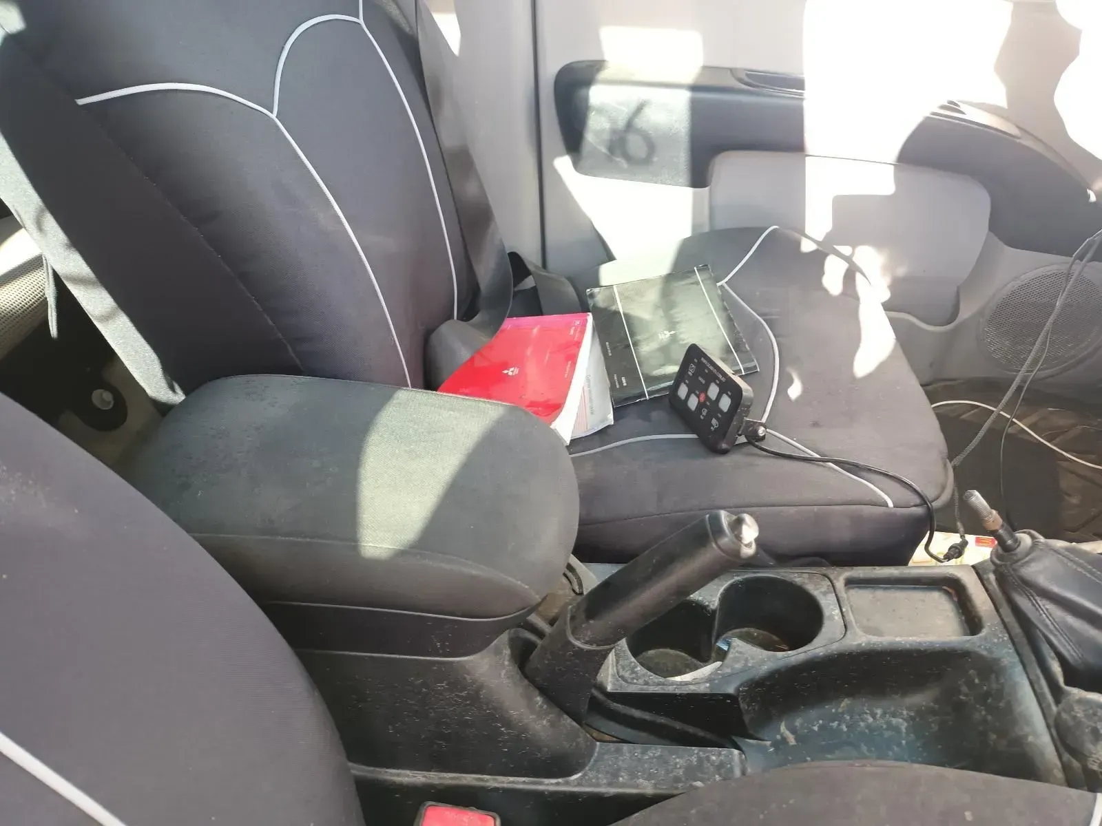 Car Interior With Black Seat Covers — South West 4WD Wreckers In Brisbane, QLD