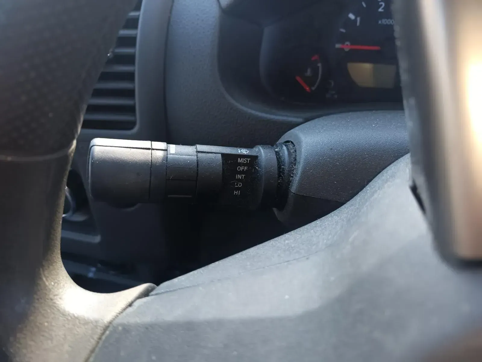 Close-up of a Car's Turn Signal Lever — South West 4WD Wreckers In Brisbane, QLD