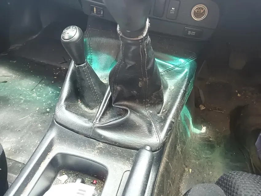 A Close Up of a Dirty Shifter in a Car — South West 4WD Wreckers In Brisbane, QLD