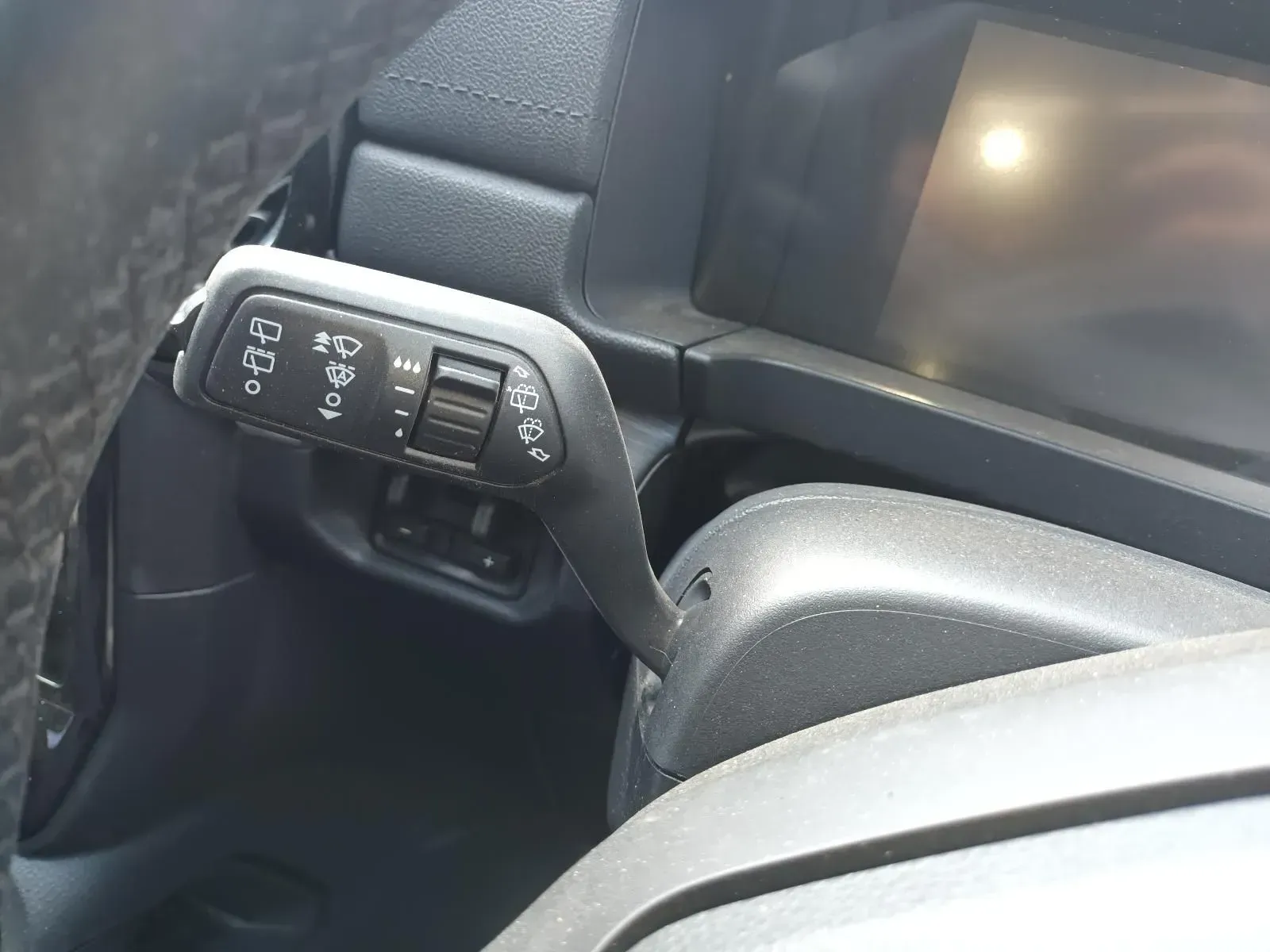 Close-up of a Car's Turn Signal and Light Controls on the Steering Column — South West 4WD Wreckers In Brisbane, QLD