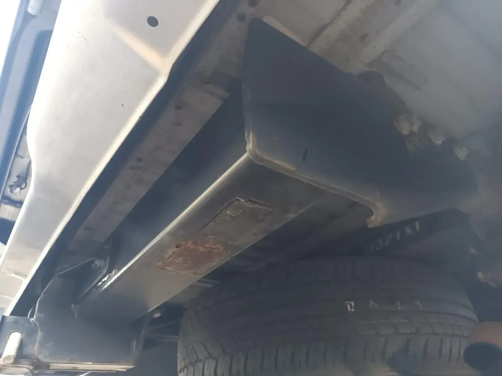 Underside View of a Vehicle's Rear Bumper — South West 4WD Wreckers In Brisbane, QLD