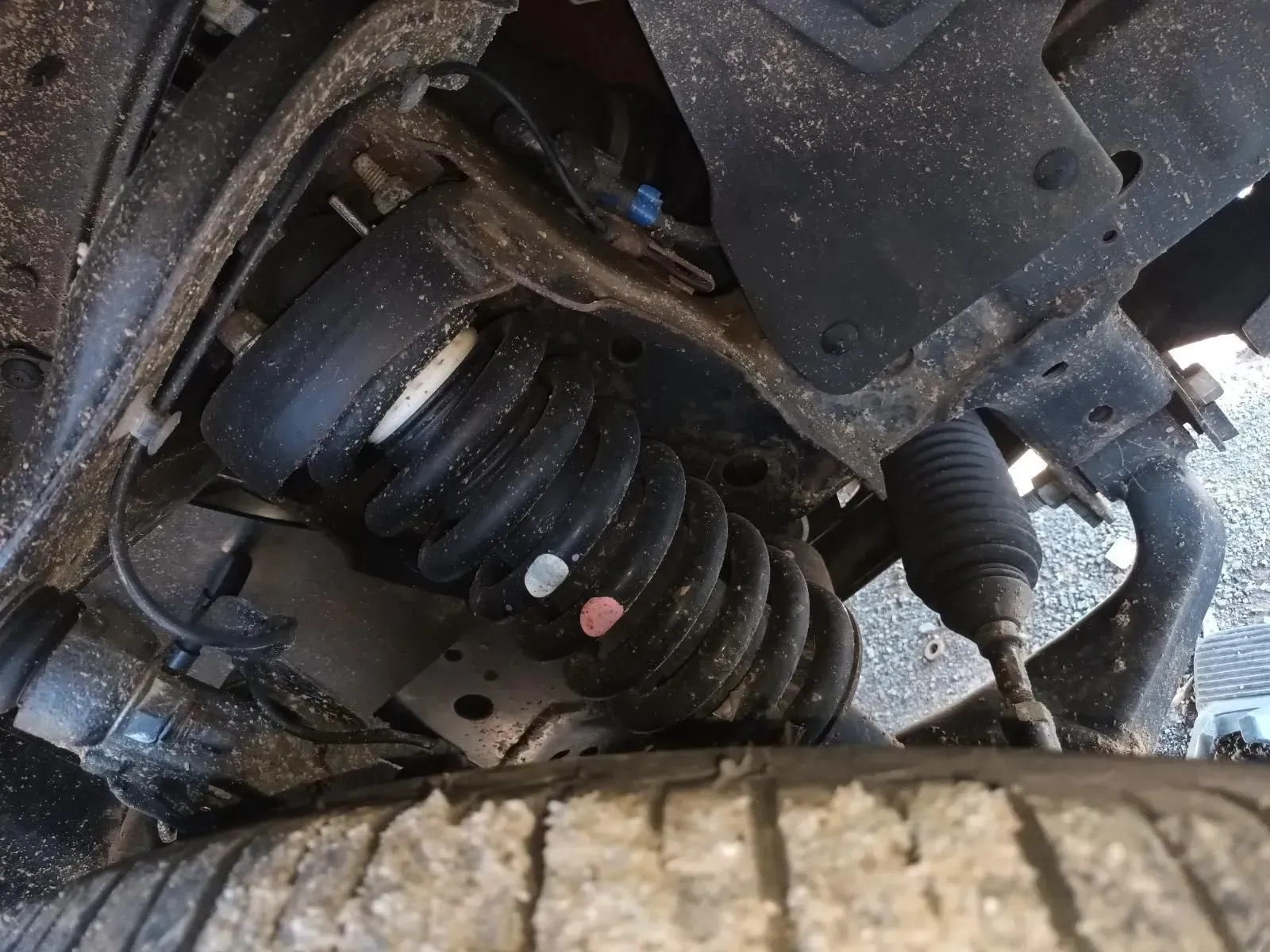 Undercarriage of a Vehicle, Showing Suspension Components — South West 4WD Wreckers In Brisbane, QLD