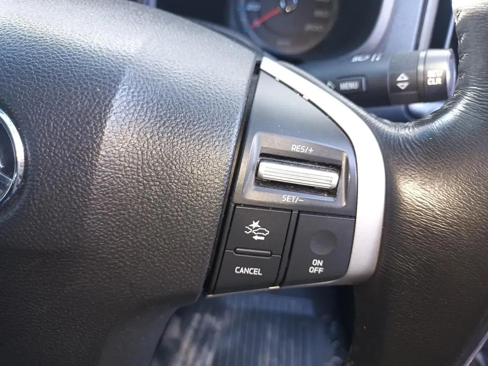 Steering Wheel With Cruise Control Buttons: Set, Cancel, and on/off — South West 4WD Wreckers In Brisbane, QLD