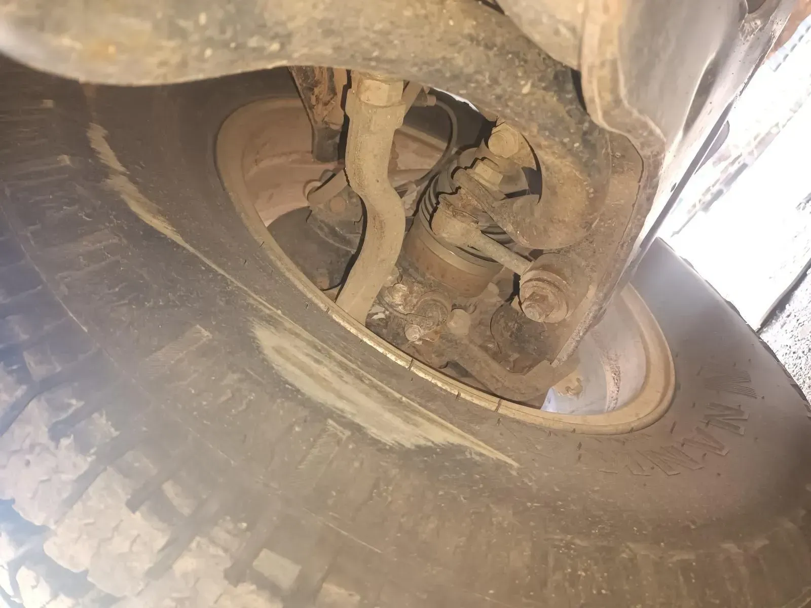 Underside of a Vehicle's Front Wheel — South West 4WD Wreckers In Brisbane, QLD
