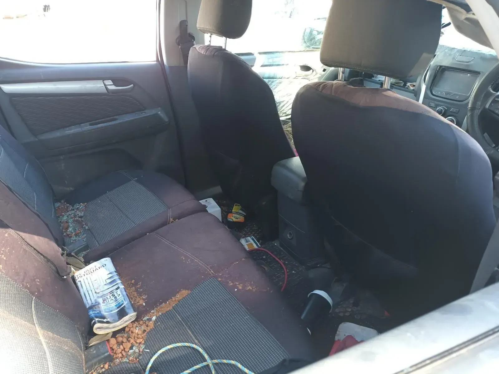 Interior of a Damaged Car — South West 4WD Wreckers In Brisbane, QLD