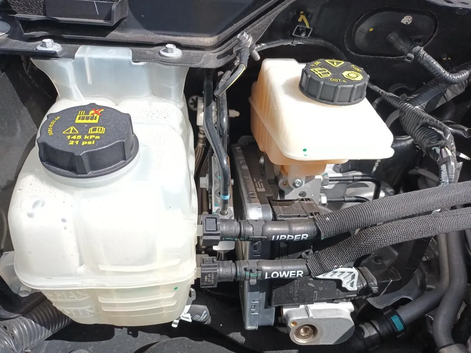 White Brake Fluid Reservoir With Black Cap — South West 4WD Wreckers In Brisbane, QLD