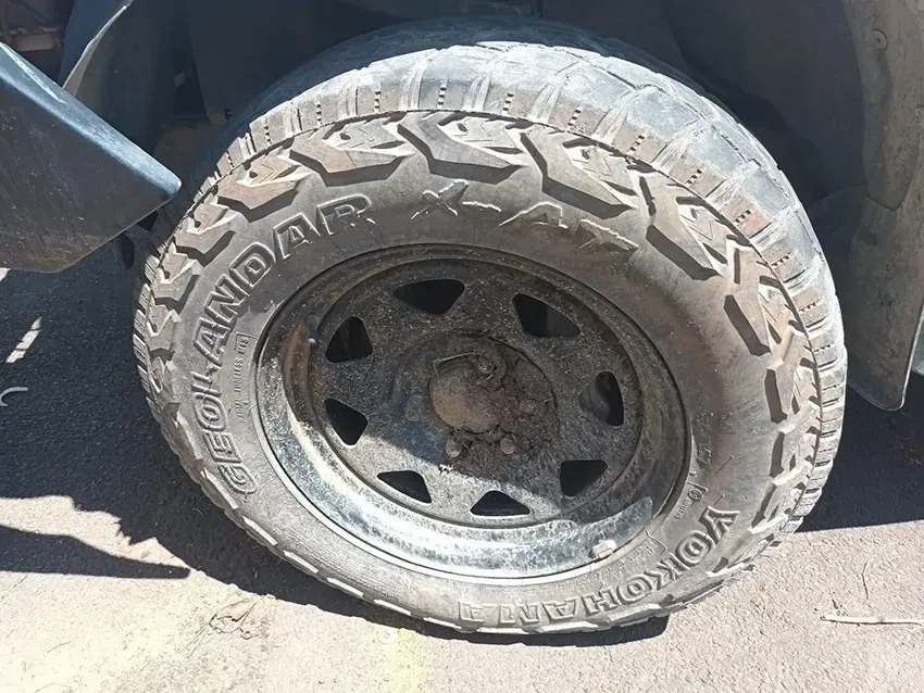 A Close Up of a Tire on a Car — South West 4WD Wreckers In Brisbane, QLD
