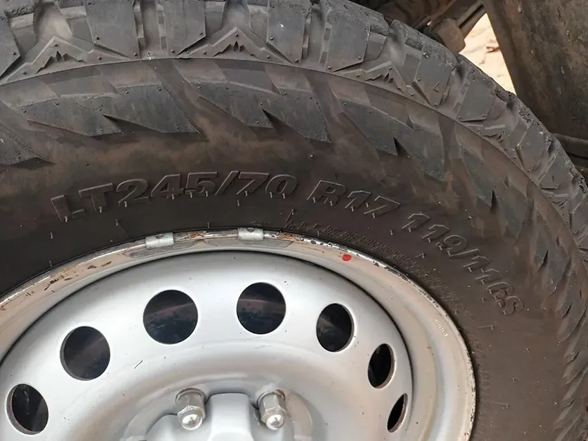A Close Up of a Tire on a Car Wheel — South West 4WD Wreckers In Brisbane, QLD