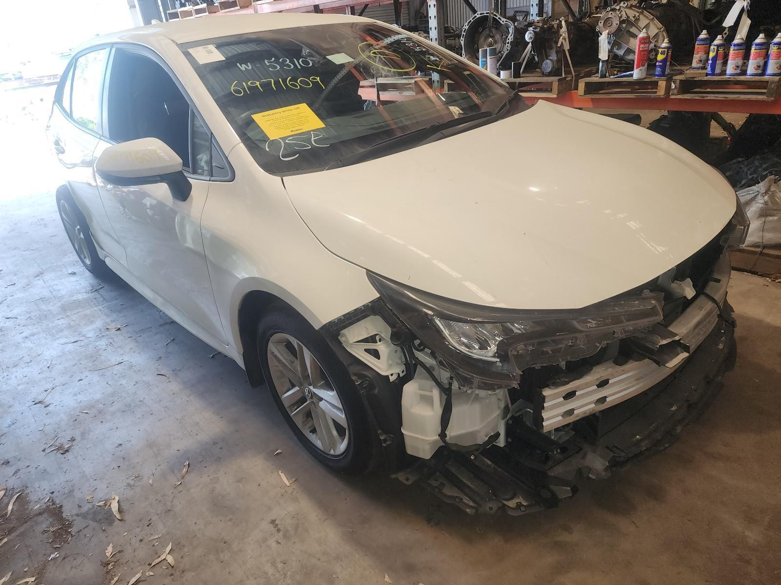 W-5310 TOYOTA COROLLA ASCENT SPORT MZEA12R 2.0L PETROL AUTOMATIC FWD HATCHBACK 2021