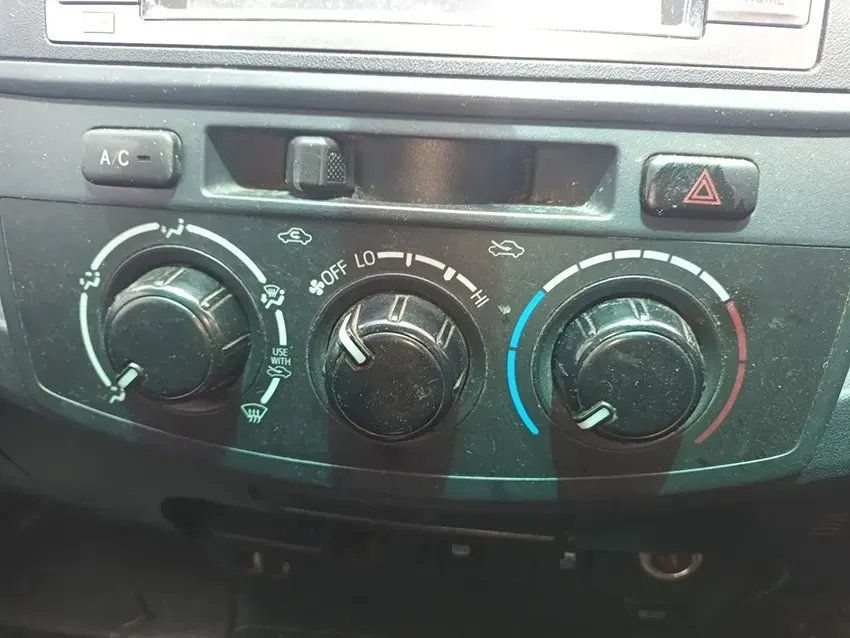 A Close Up of a Car's Air Conditioning Control Panel — South West 4WD Wreckers In Brisbane, QLD