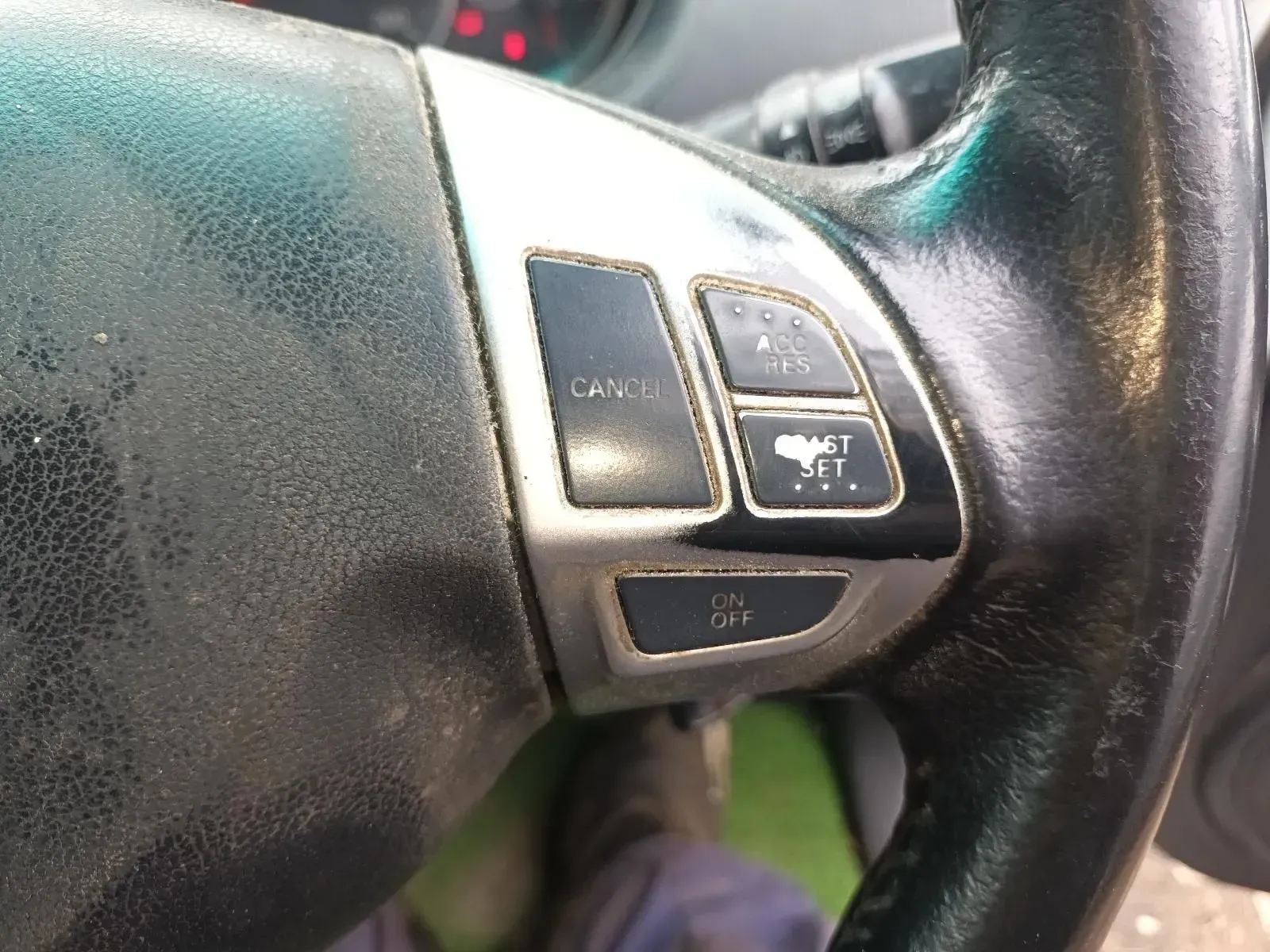 Close-up of a Car's Steering Wheel With Cruise Control Buttons — South West 4WD Wreckers In Brisbane, QLD