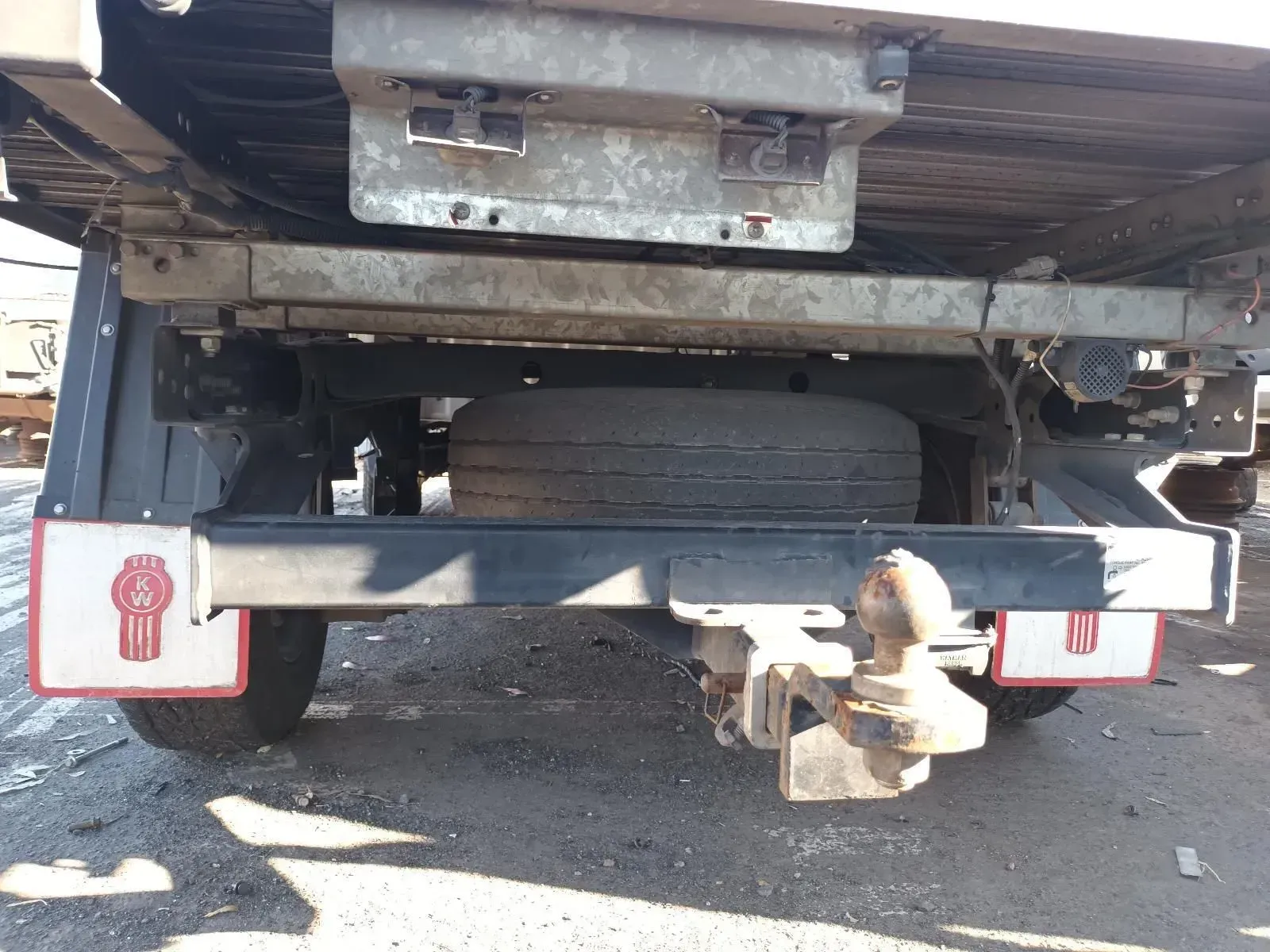 Rear View of a Kenworth Truck Showing the Undercarriage — South West 4WD Wreckers In Brisbane, QLD