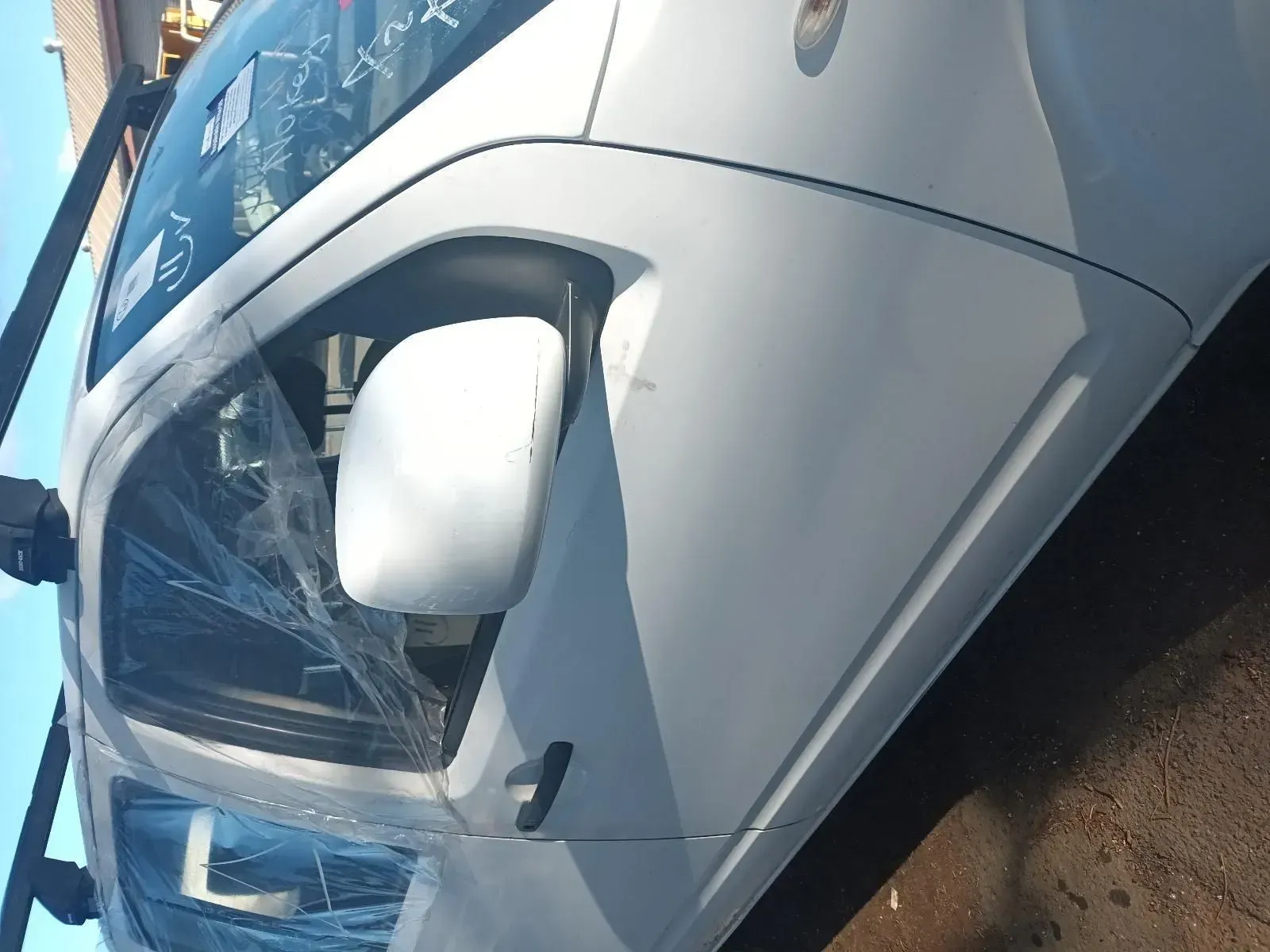White Car Door and Side Mirror — South West 4WD Wreckers In Brisbane, QLD