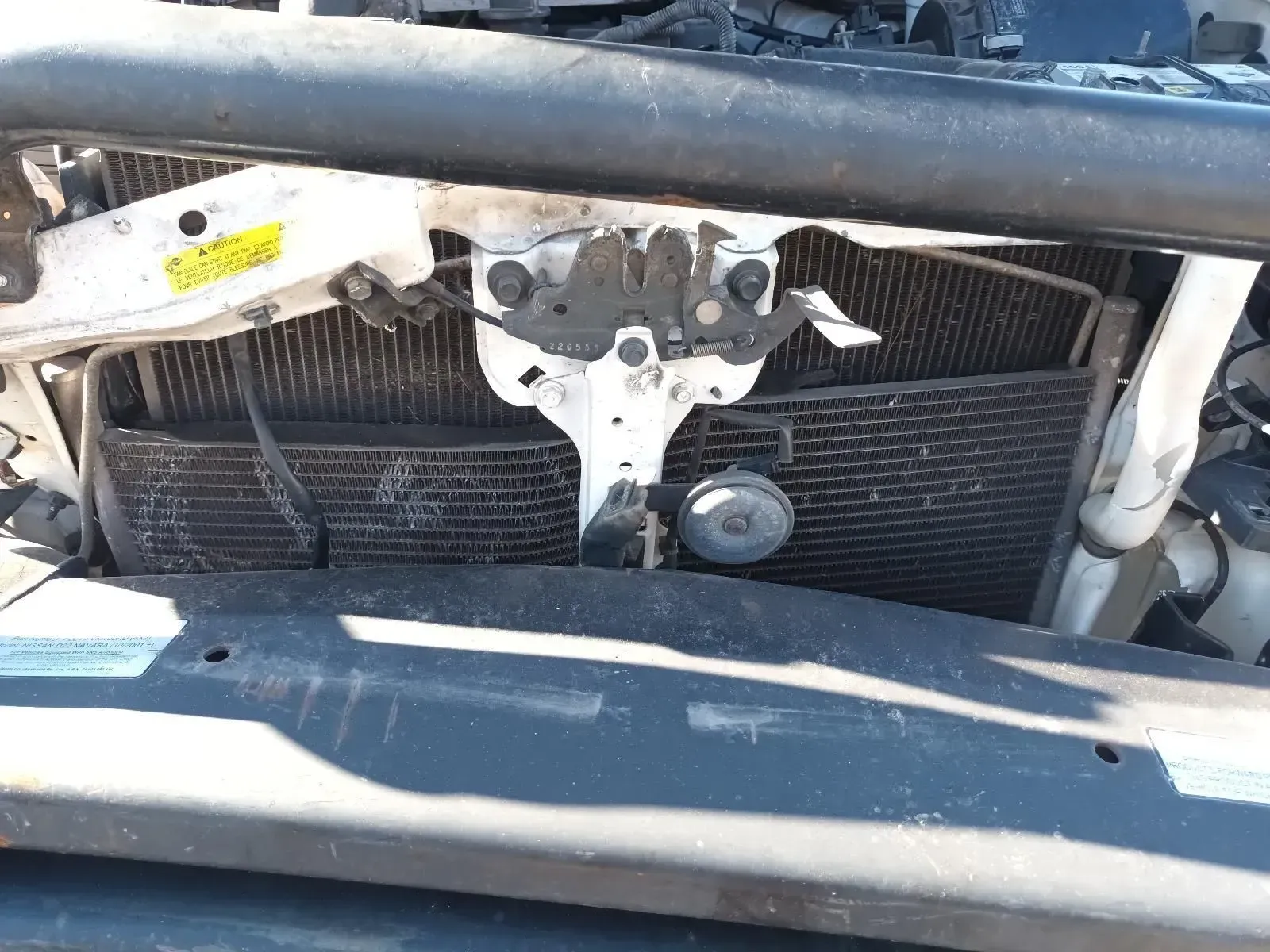 Damaged Car Front Showing a Smashed Radiator — South West 4WD Wreckers In Brisbane, QLD