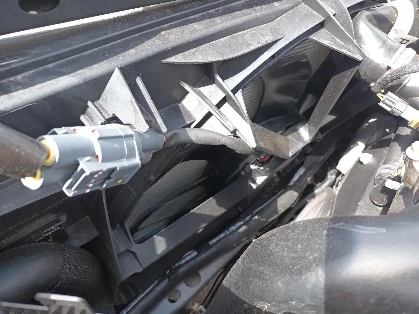 Close-up of a Car Engine Bay, With Plastic Vents — South West 4WD Wreckers In Brisbane, QLD