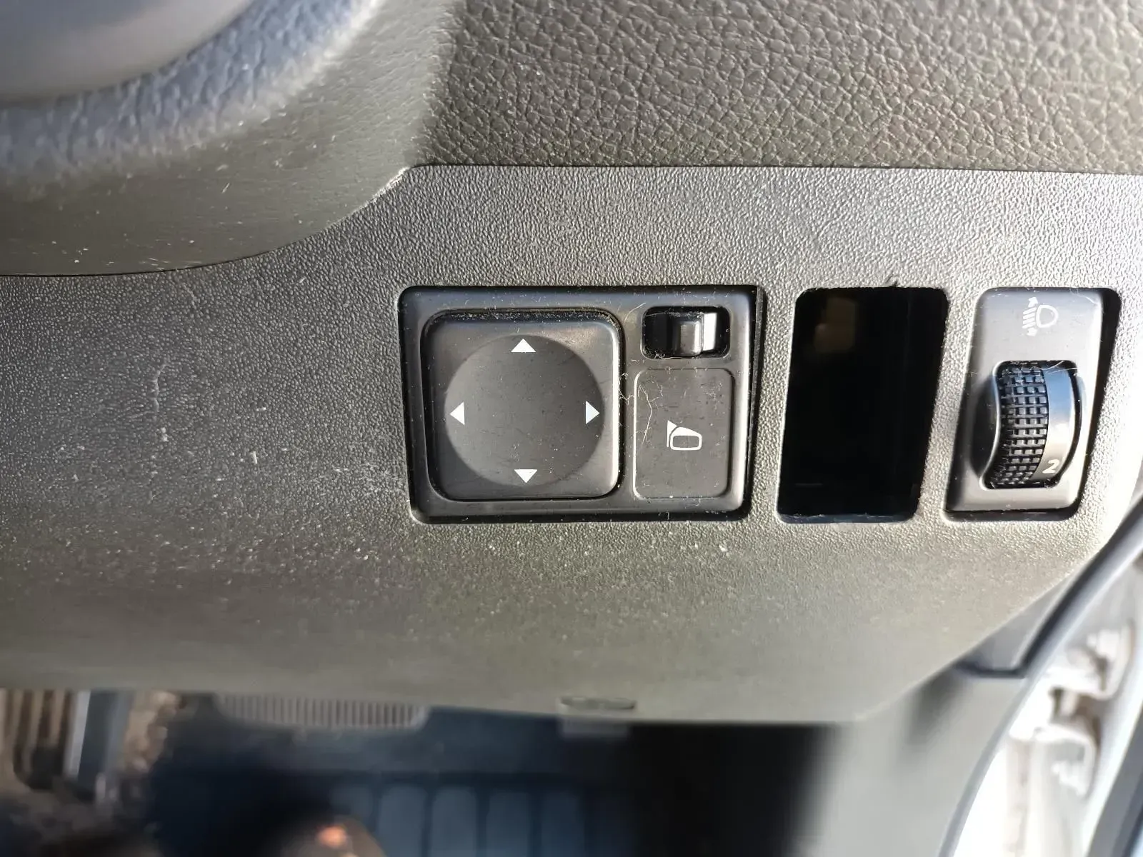 Car Dashboard Control Panel With Mirror Adjustment — South West 4WD Wreckers In Brisbane, QLD
