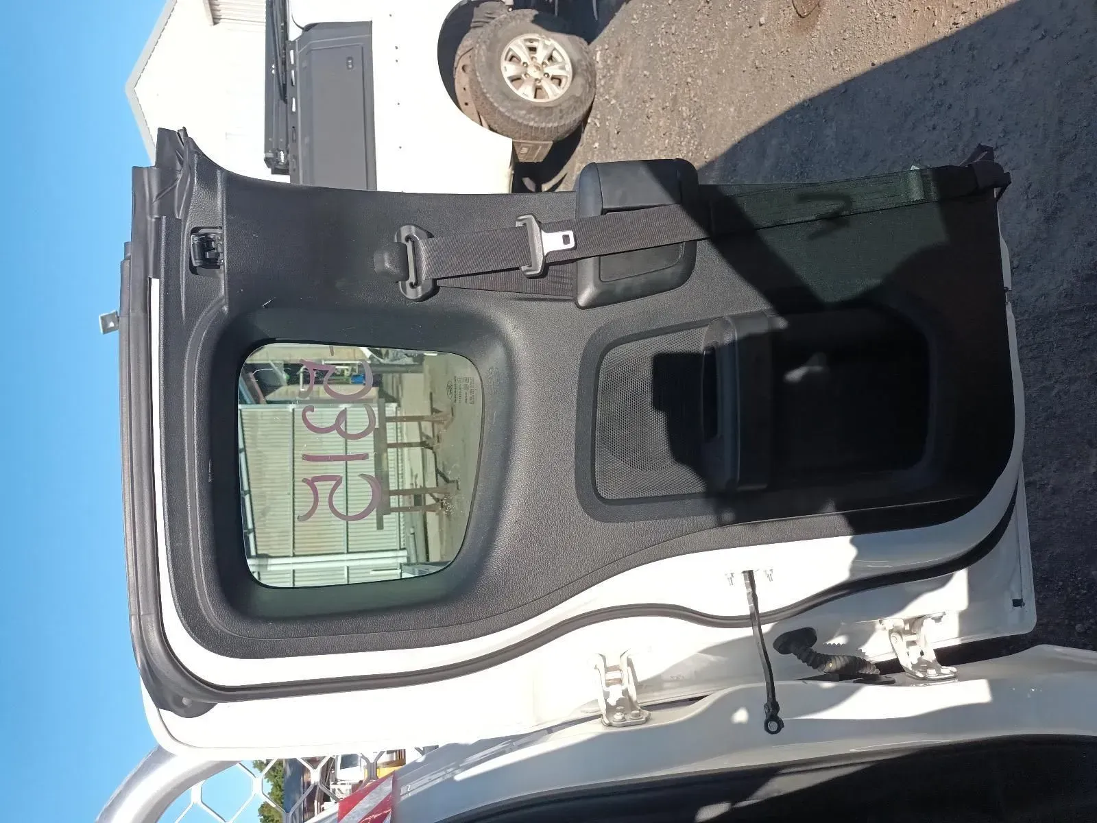 White Vehicle Door With a Window, Showing the Inside Panel — South West 4WD Wreckers In Brisbane, QLD