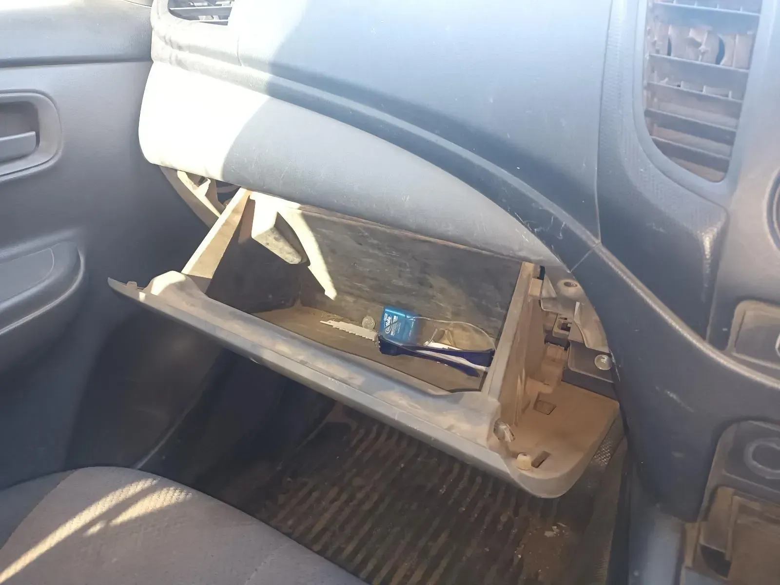 Opened Car Glove Compartment, Showing Interior — South West 4WD Wreckers In Brisbane, QLD