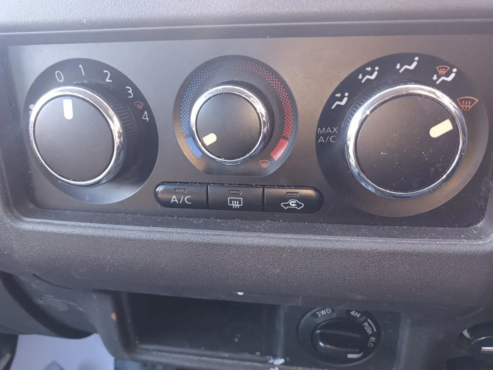 Car's Dashboard With Three Control Knobs — South West 4WD Wreckers In Brisbane, QLD