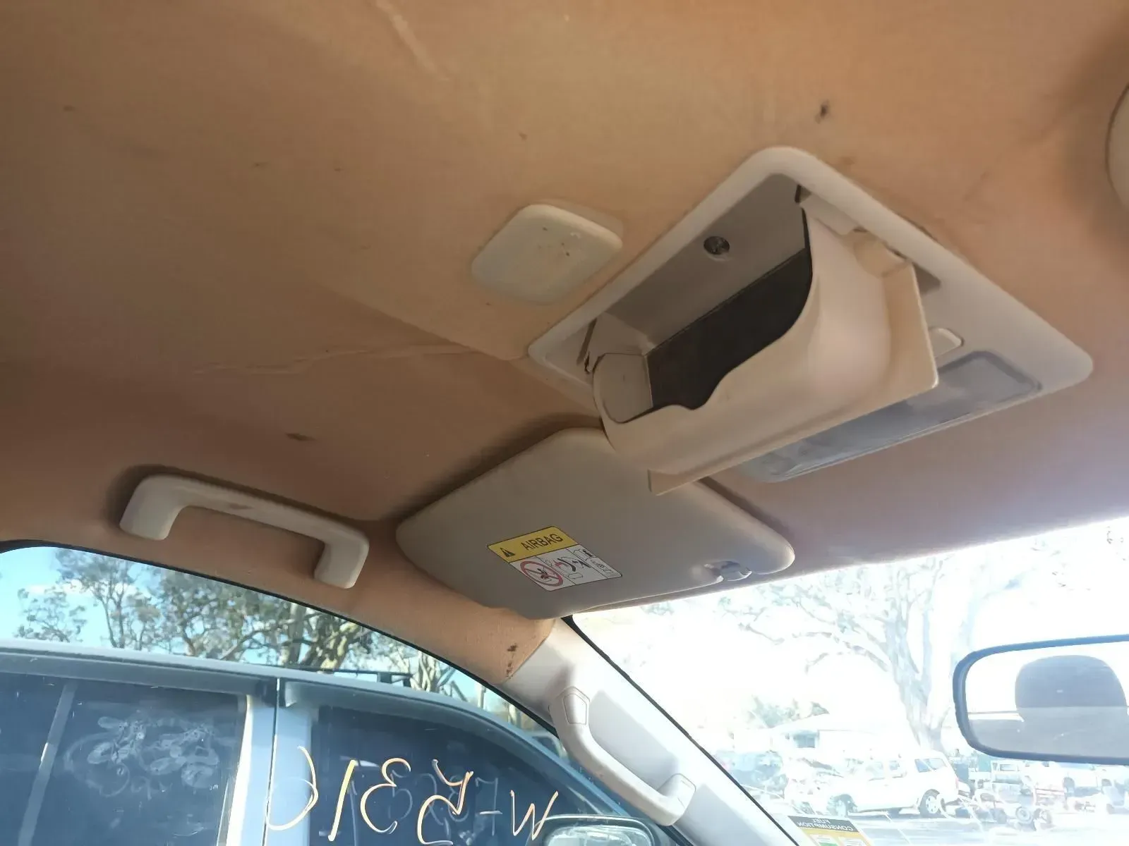 Interior of a Car Showing a Broken Overhead Console — South West 4WD Wreckers In Brisbane, QLD