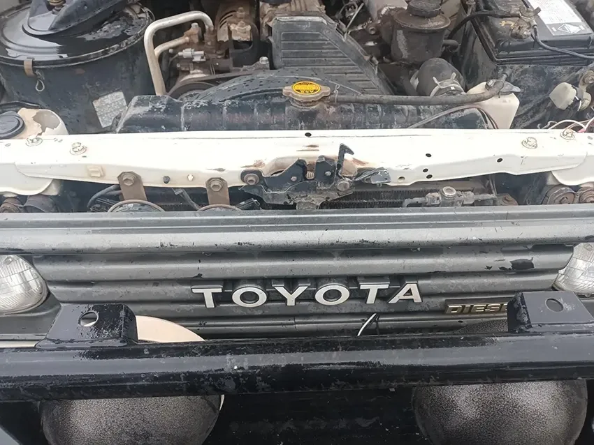 A Close Up of a Toyota Engine With the Hood Open — South West 4WD Wreckers In Brisbane, QLD