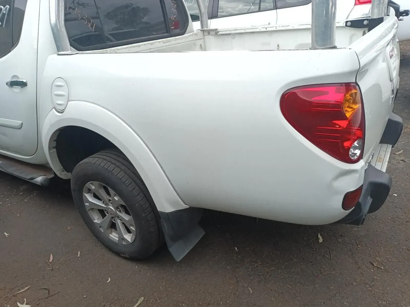 White Pickup Truck's Rear — South West 4WD Wreckers In Brisbane, QLD