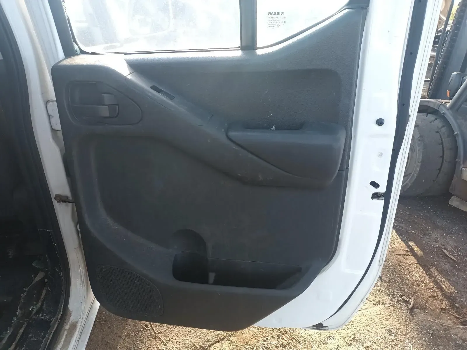 White Truck Door With Black Interior — South West 4WD Wreckers In Brisbane, QLD