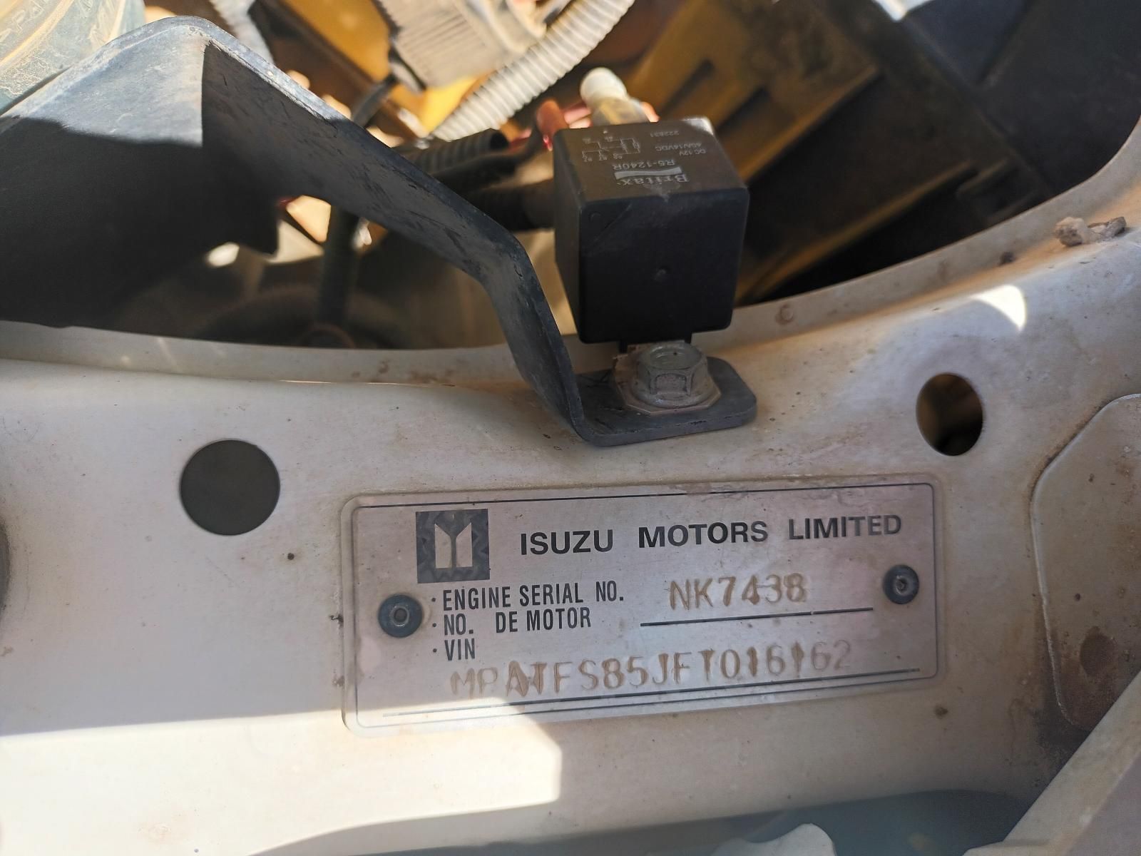 A Close Up of a Isuzu Motors Limited Sticker on a Car— South West 4WD Wreckers In Brisbane, QLD