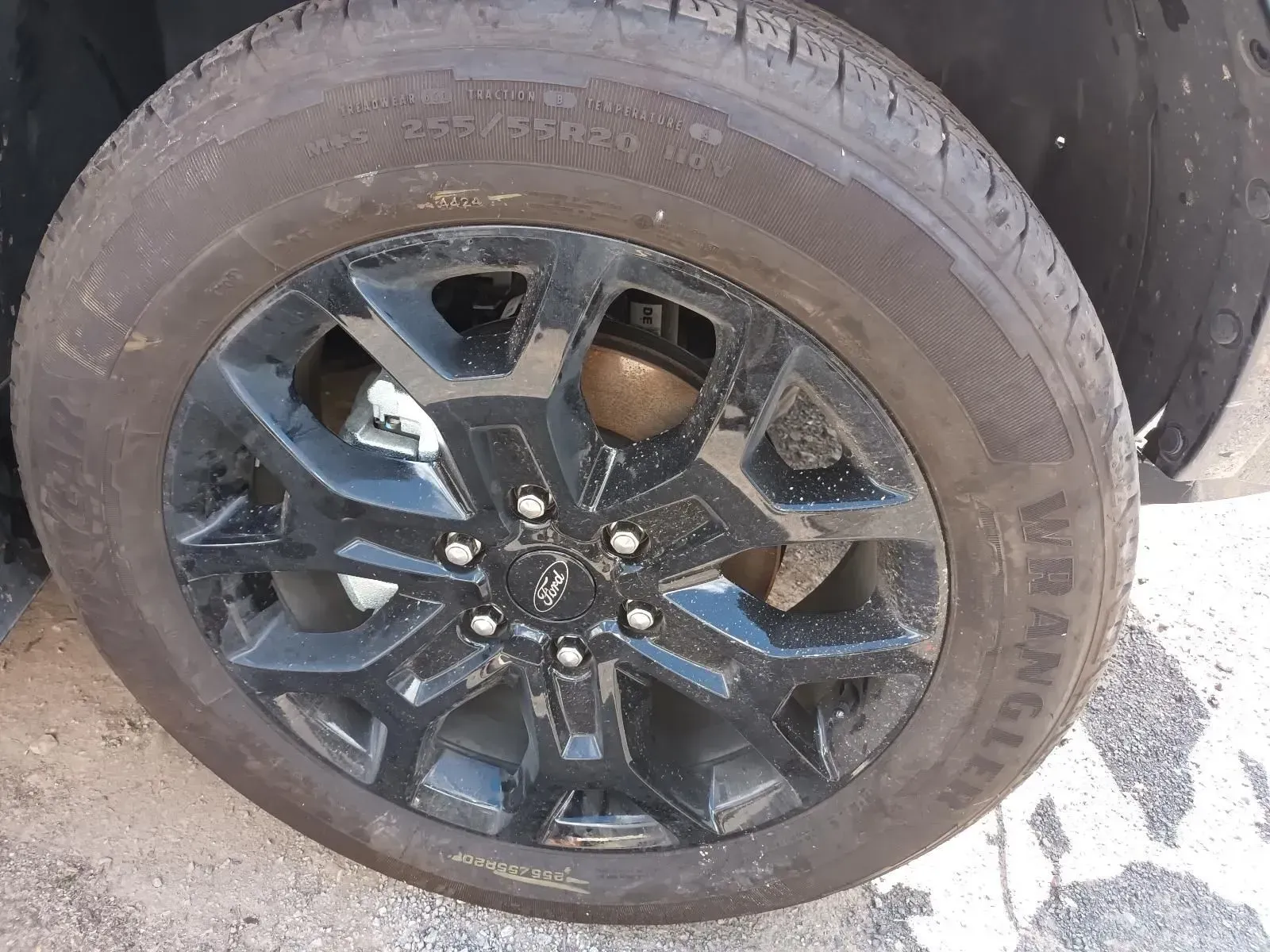 Black Car Tyre With a Black Rim — South West 4WD Wreckers In Brisbane, QLD