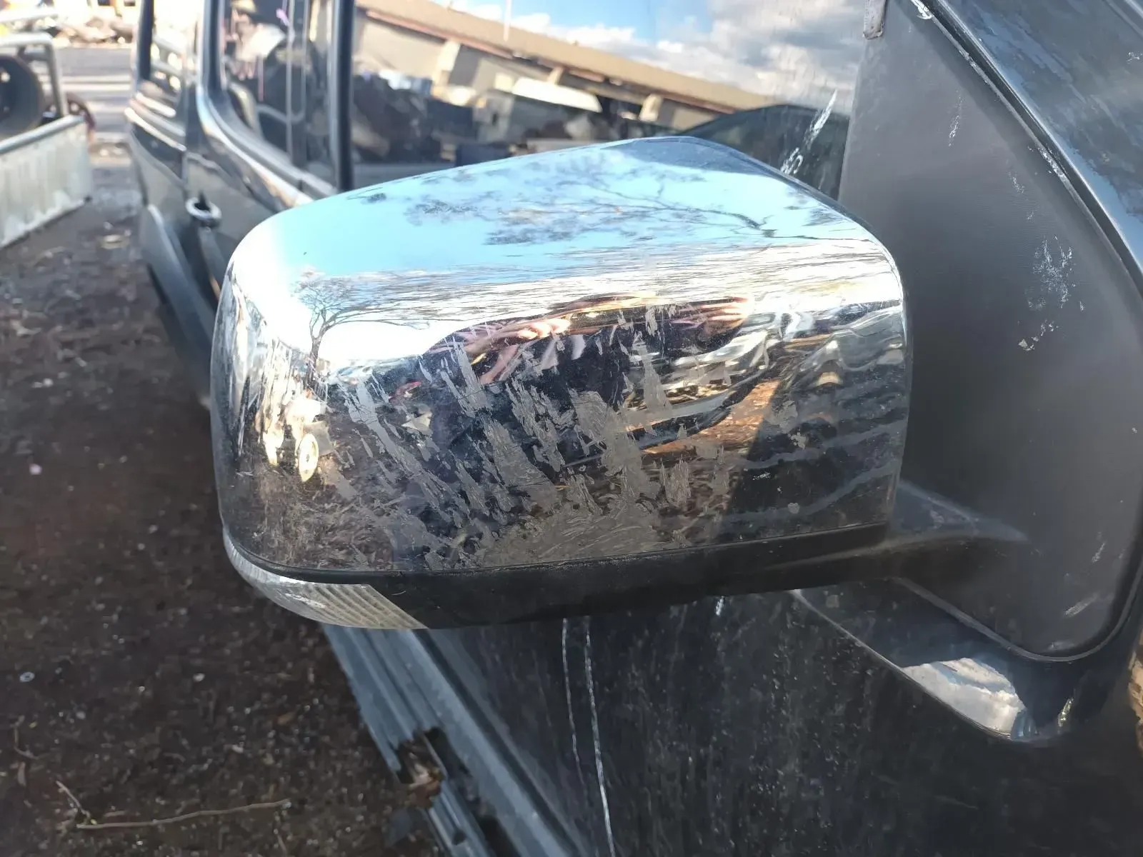 Close-up of a Car's Side Mirror — South West 4WD Wreckers In Brisbane, QLD