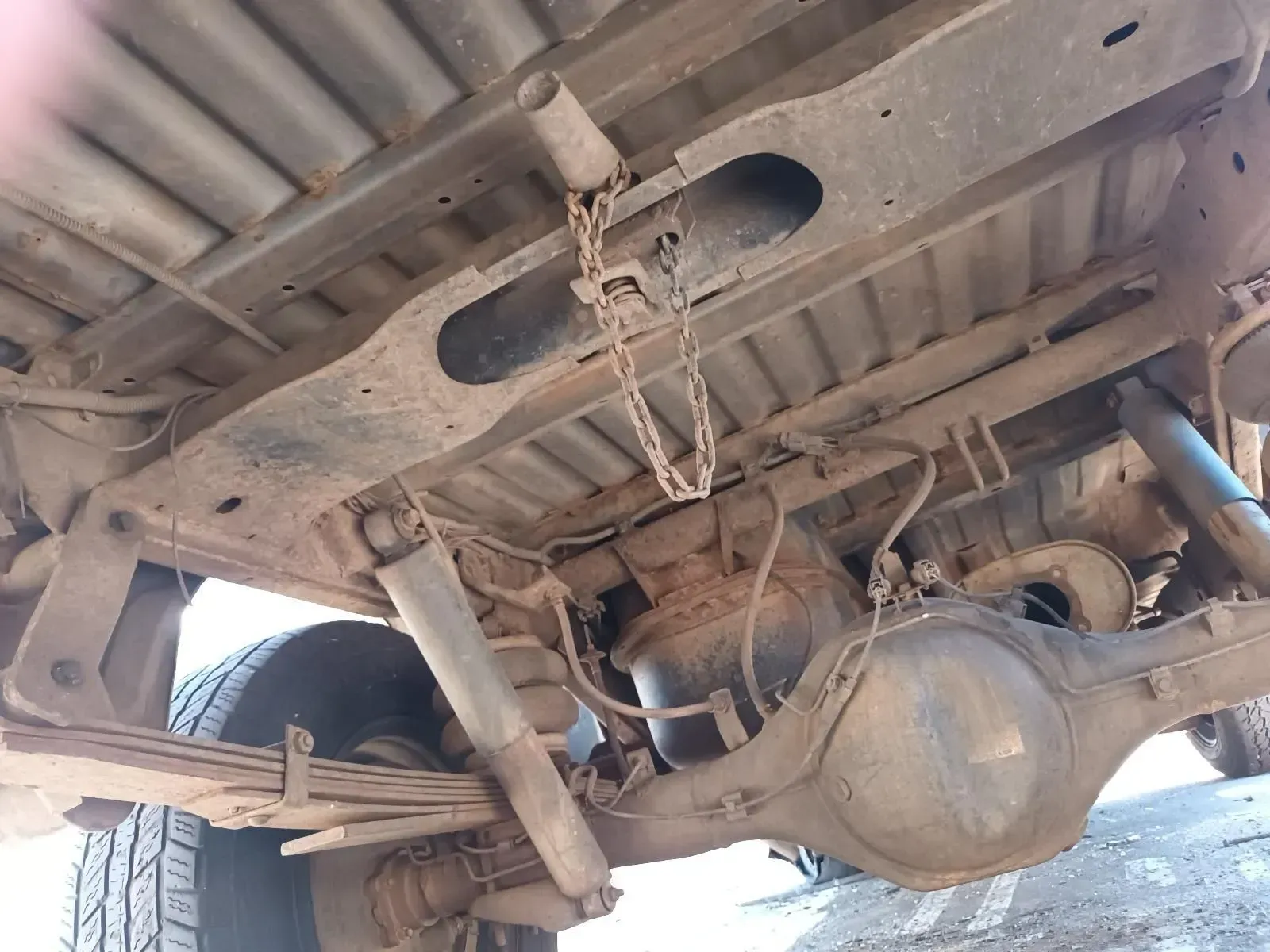 Undercarriage of a Truck Showing a Rear Axle, Suspension — South West 4WD Wreckers In Brisbane, QLD