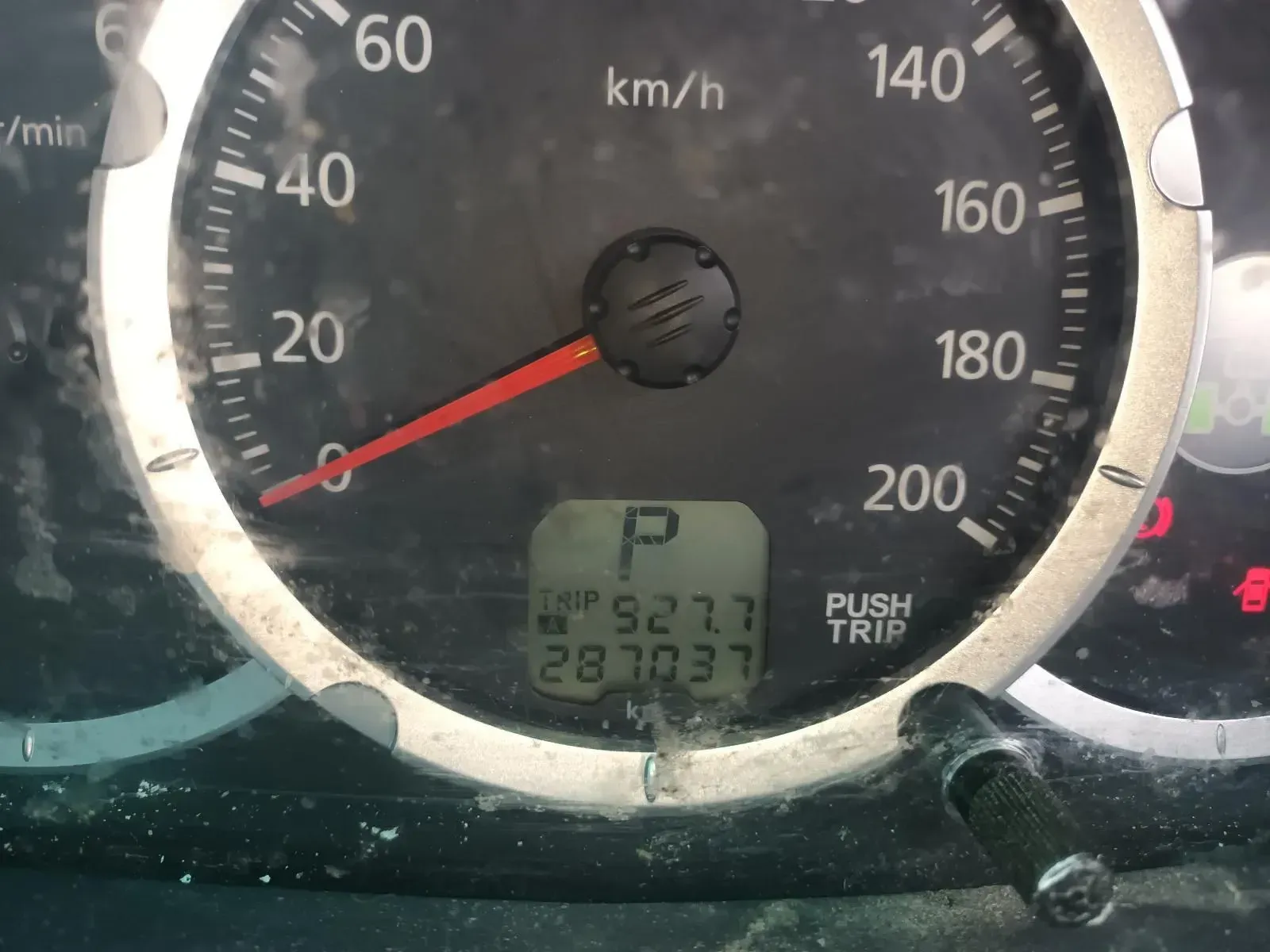 Dashboard of a Car Displaying the Speedometer and Odometer — South West 4WD Wreckers In Brisbane, QLD