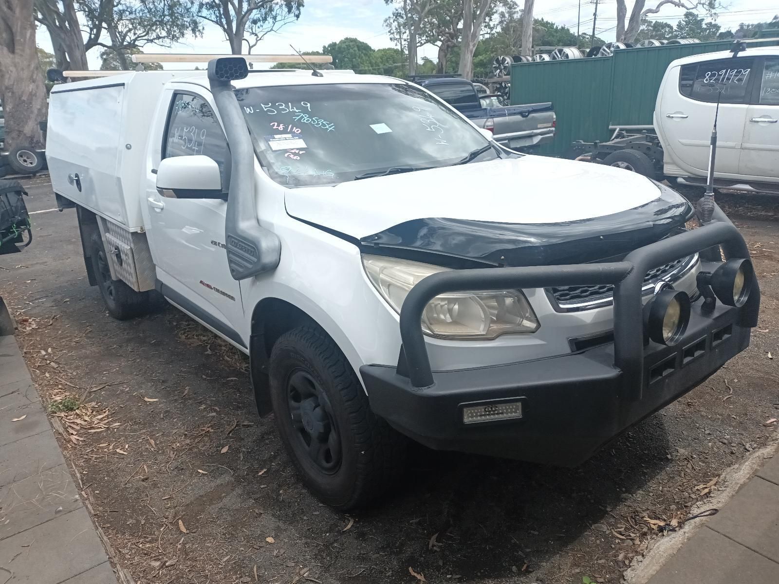 W-5349 HOLDEN RG COLORADO LX 2.8L DIESEL MANUAL 4WD SINGLE CAB 2014