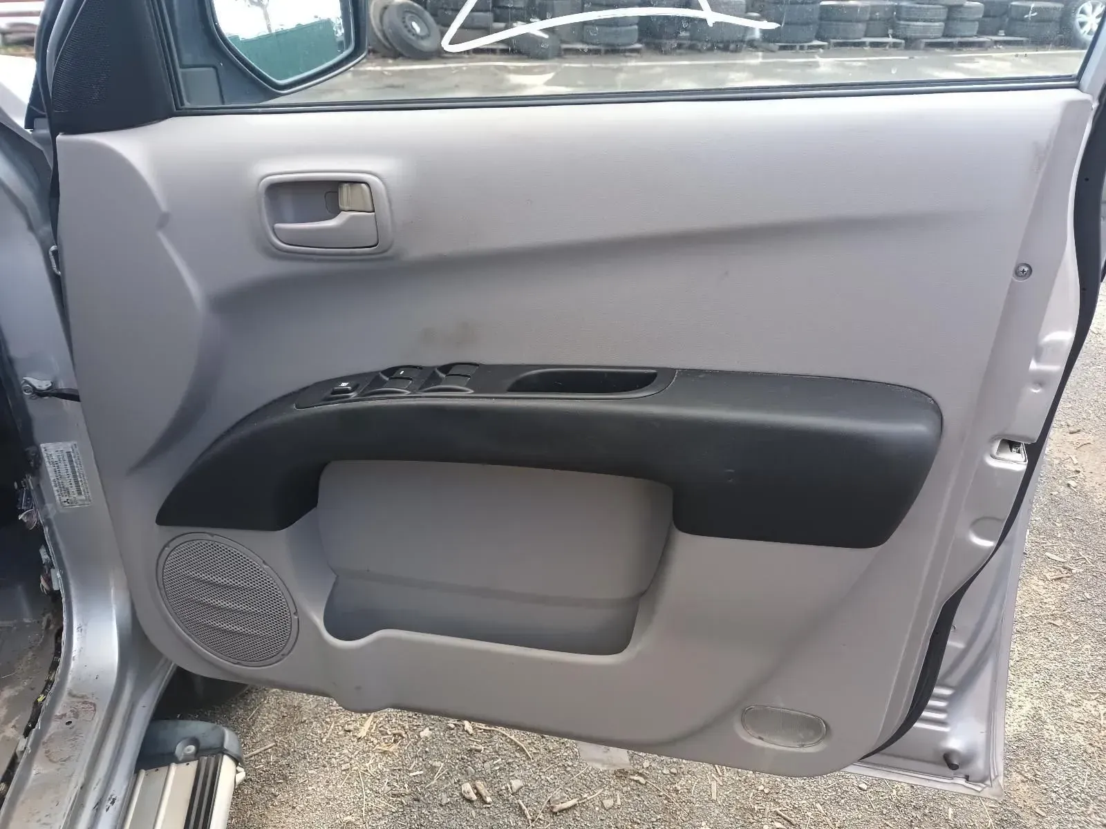 Car Door Interior, Gray Plastic, Black Armrest — South West 4WD Wreckers In Brisbane, QLD
