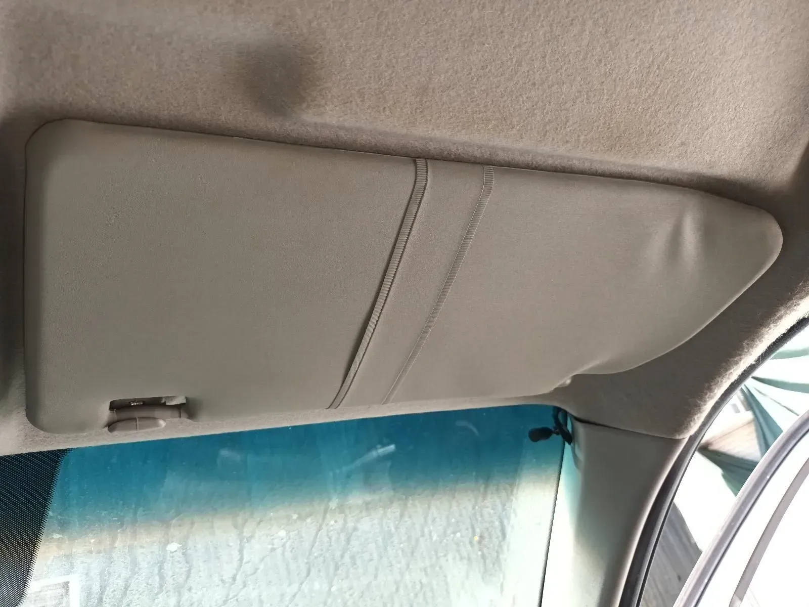 Beige Car Sun Visor Attached to the Vehicle's Ceiling — South West 4WD Wreckers In Brisbane, QLD