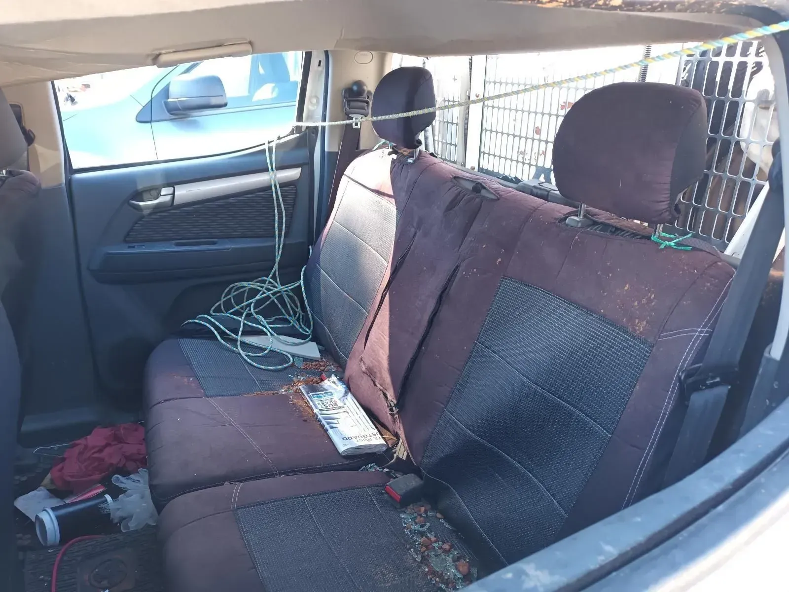 Interior of a Vehicle's Back Seat With Cargo — South West 4WD Wreckers In Brisbane, QLD