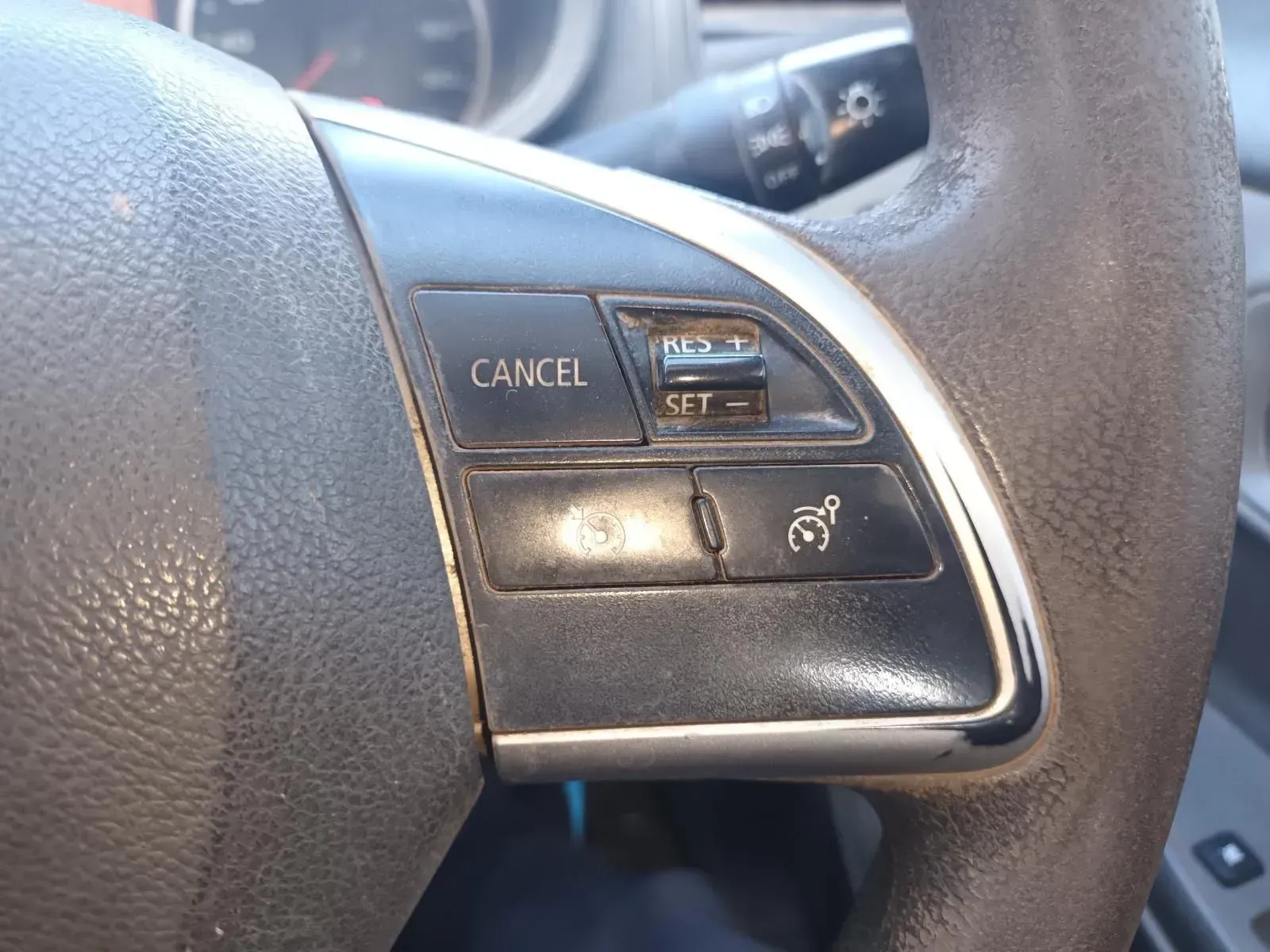 Close-up of a Car's Steering Wheel With Cruise Control Buttons — South West 4WD Wreckers In Brisbane, QLD