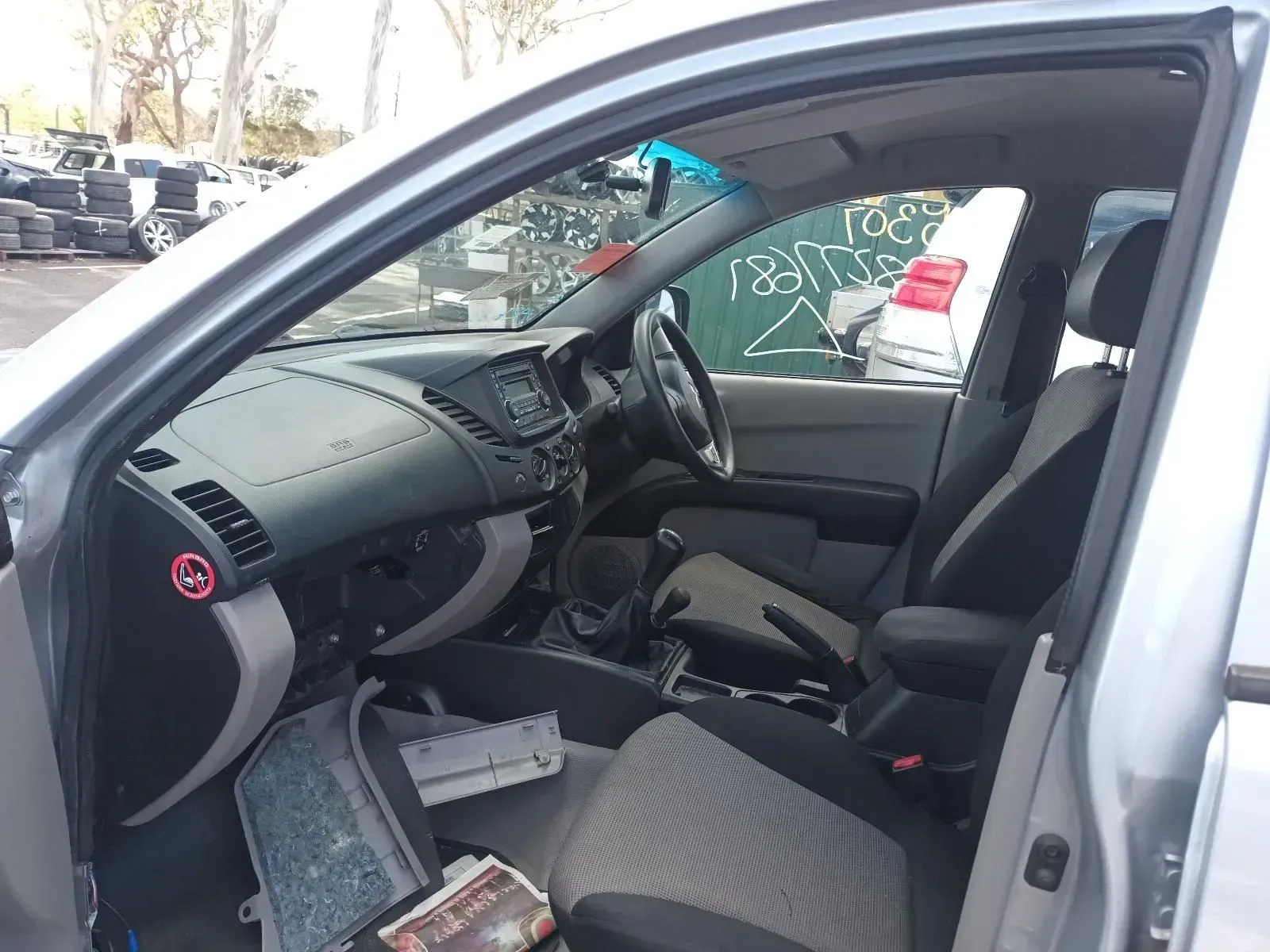 Interior of a Silver Car With Dashboard and Seats Visible — South West 4WD Wreckers In Brisbane, QLD