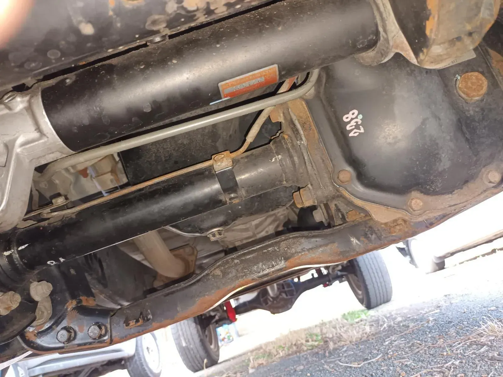 Undercarriage of a Vehicle, Including Driveshaft — South West 4WD Wreckers In Brisbane, QLD