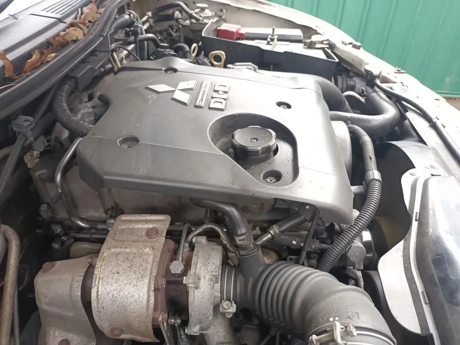 Mitsubishi Engine Bay, Showing the Engine Block With Black Hoses — South West 4WD Wreckers In Brisbane, QLD