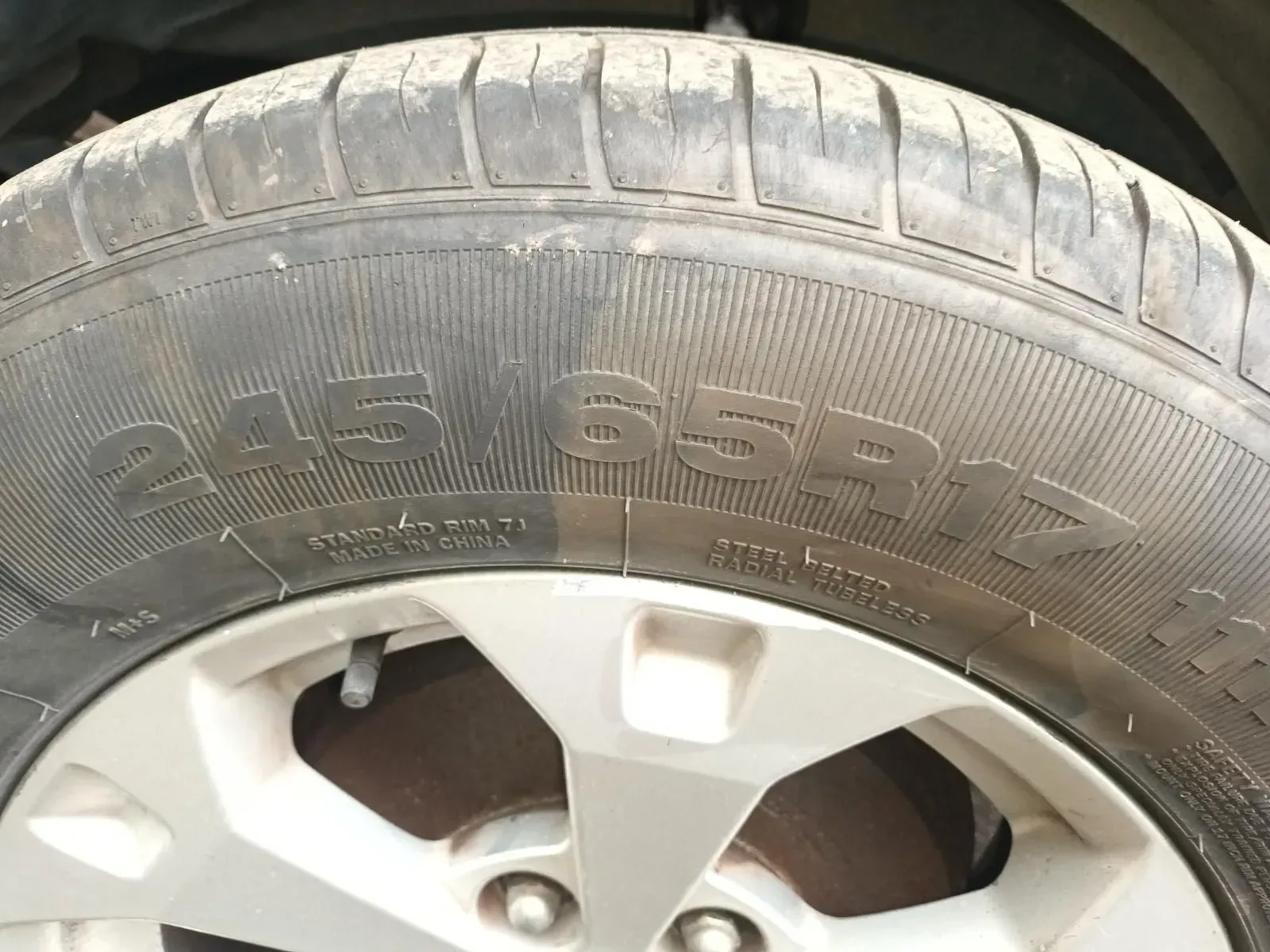 Close-up of a Car Tyre — South West 4WD Wreckers In Brisbane, QLD