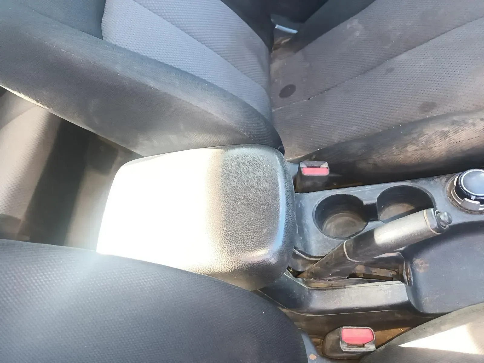 Car Interior With Central Console, Cup Holders, and Handbrake — South West 4WD Wreckers In Brisbane, QLD