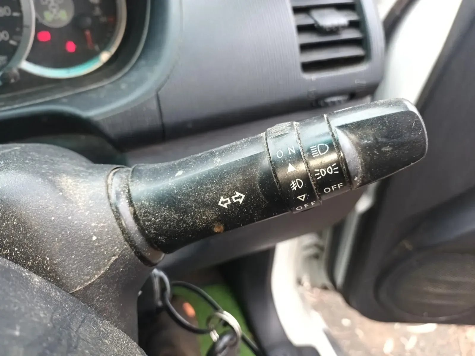 Black Headlight and Turn Signal Lever in a Car Interior — South West 4WD Wreckers In Brisbane, QLD