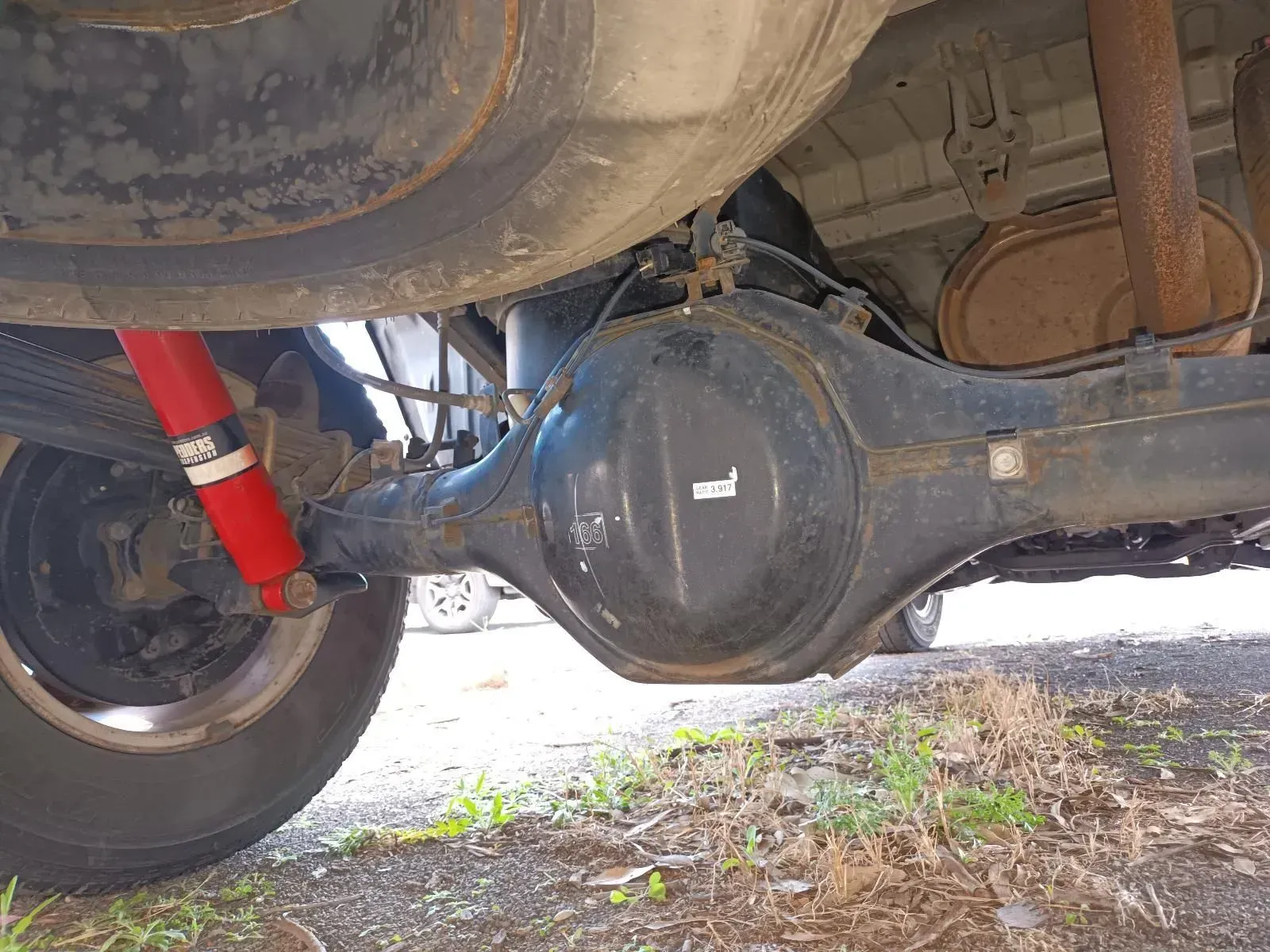 Undercarriage of a Vehicle Showing the Rear Differential — South West 4WD Wreckers In Brisbane, QLD
