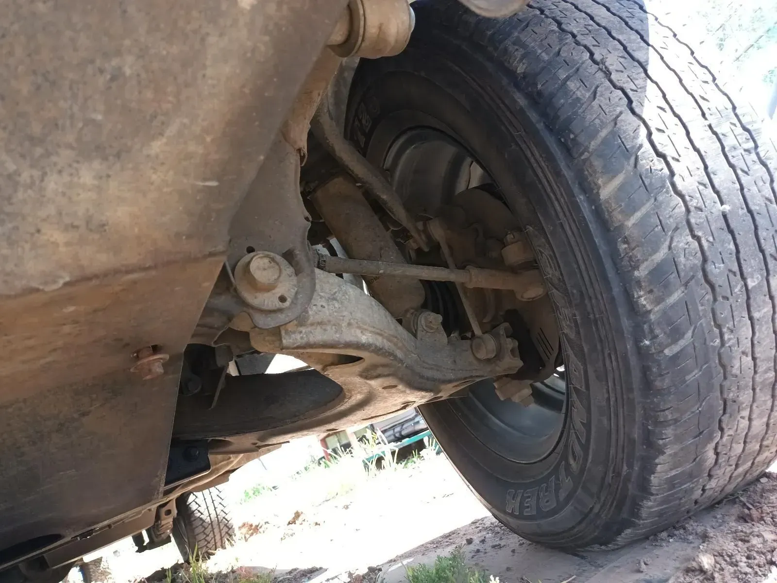 Underside of a Car, Showing the Front Suspension — South West 4WD Wreckers In Brisbane, QLD