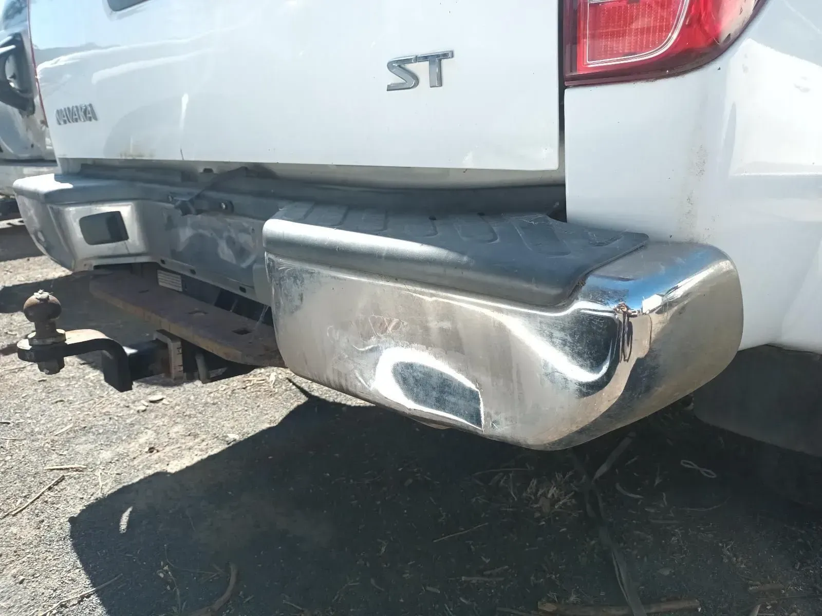 Rear of a White Pickup Truck — South West 4WD Wreckers In Brisbane, QLD