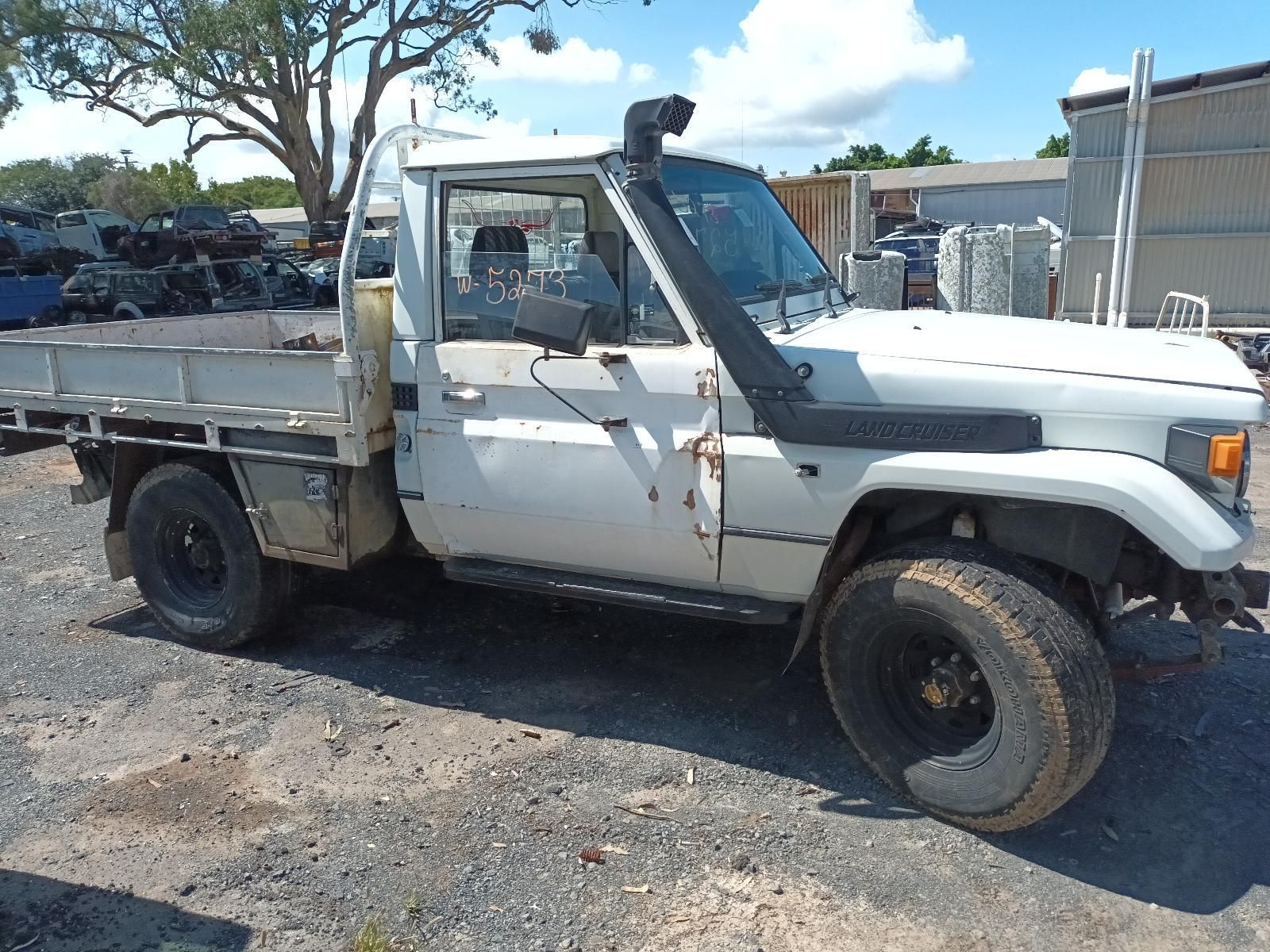 A White Truck with a Snorkel on Top of It — South West 4WD Wreckers in Harristown, QLD