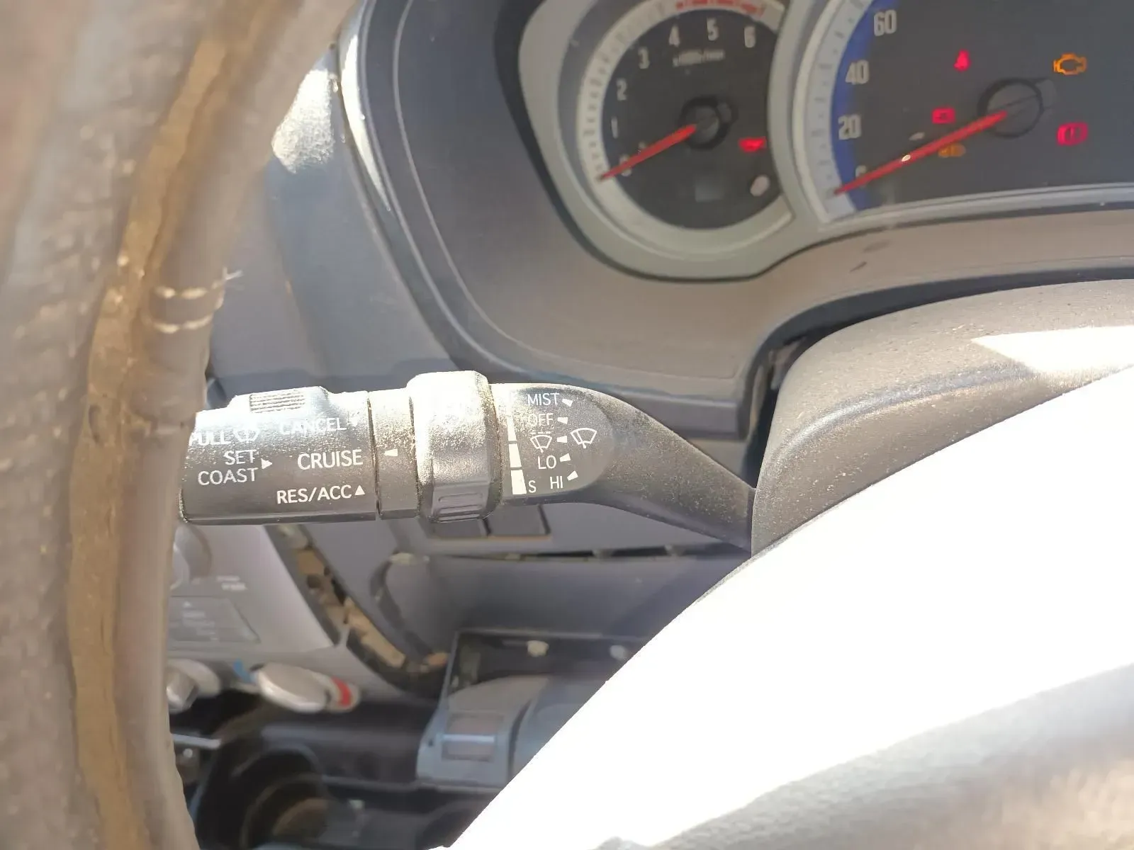 Close-up of a Car's Wiper and Turn Signal Lever — South West 4WD Wreckers In Brisbane, QLD