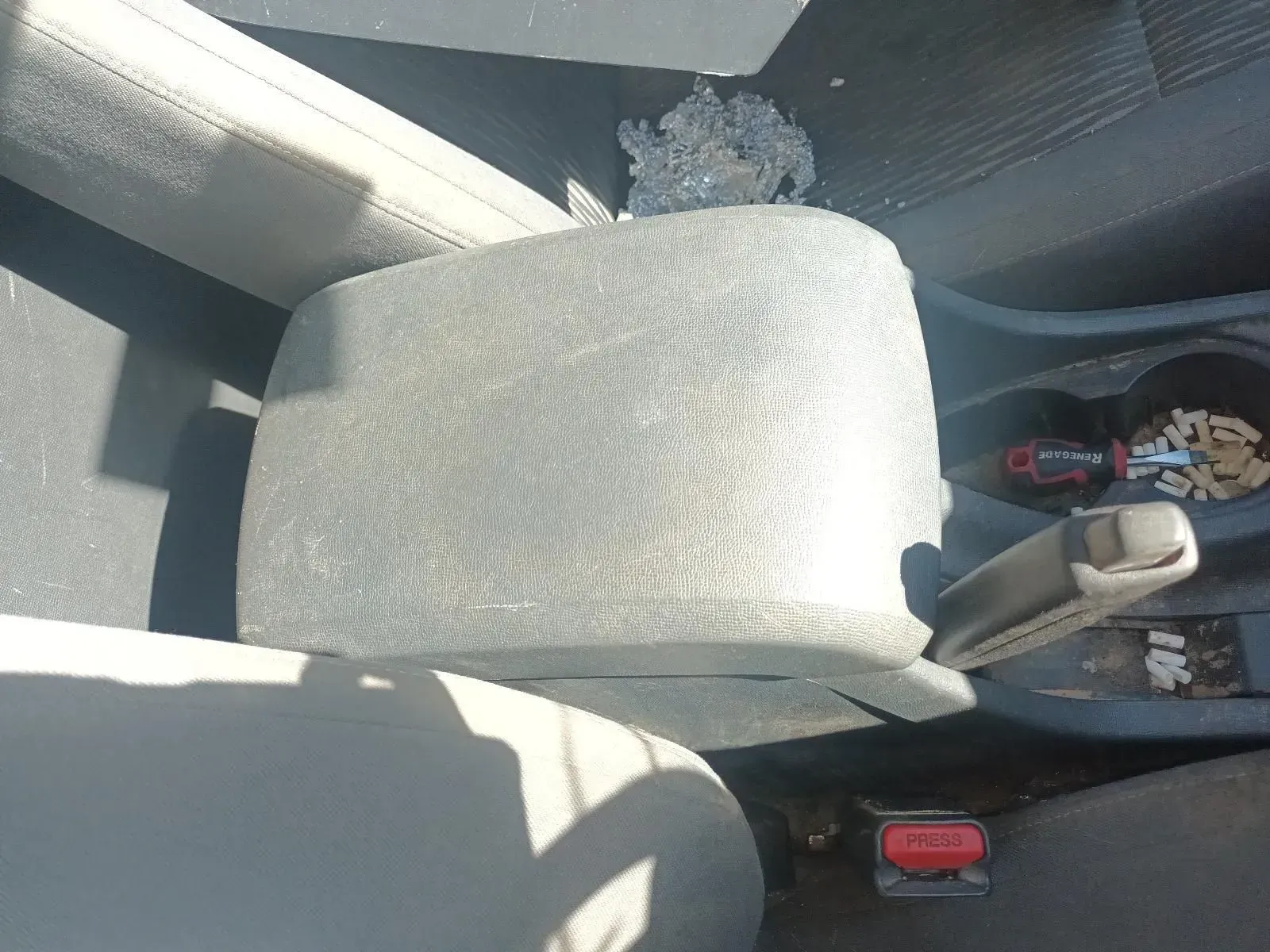 Interior Car View With Light-colored Center Console — South West 4WD Wreckers In Brisbane, QLD